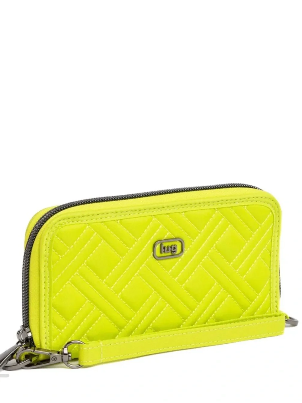 Lug Whirly RFID Wristlet Wallet Lemon Lime